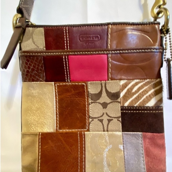 Coach Multicolor Patchwork Crossbody Bag - Picture 6 of 13